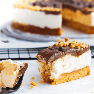 heerlijke snickers cheesecake recept