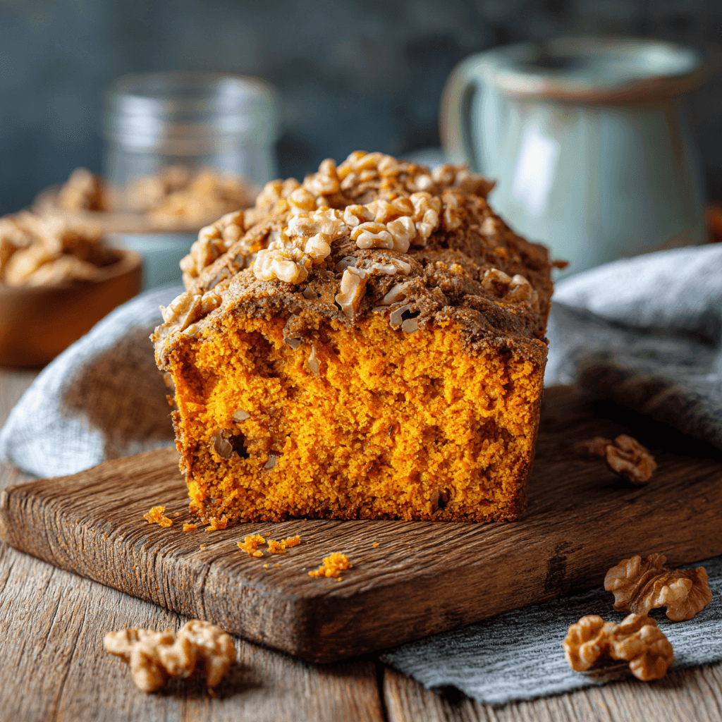 Koolhydraatarm zoete aardappel walnoten brood