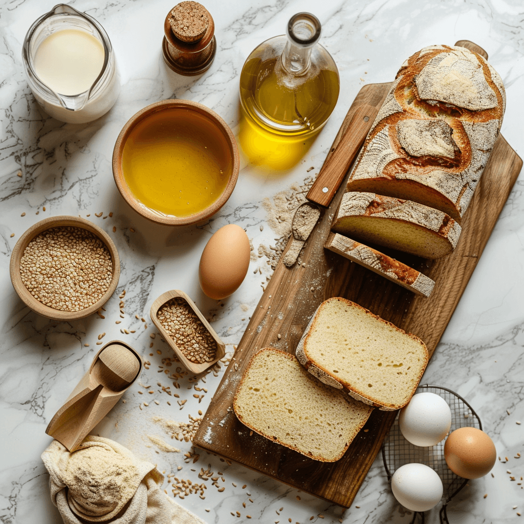 zacht paleo brood met tahin lichte kruim en warme sesamsmaak