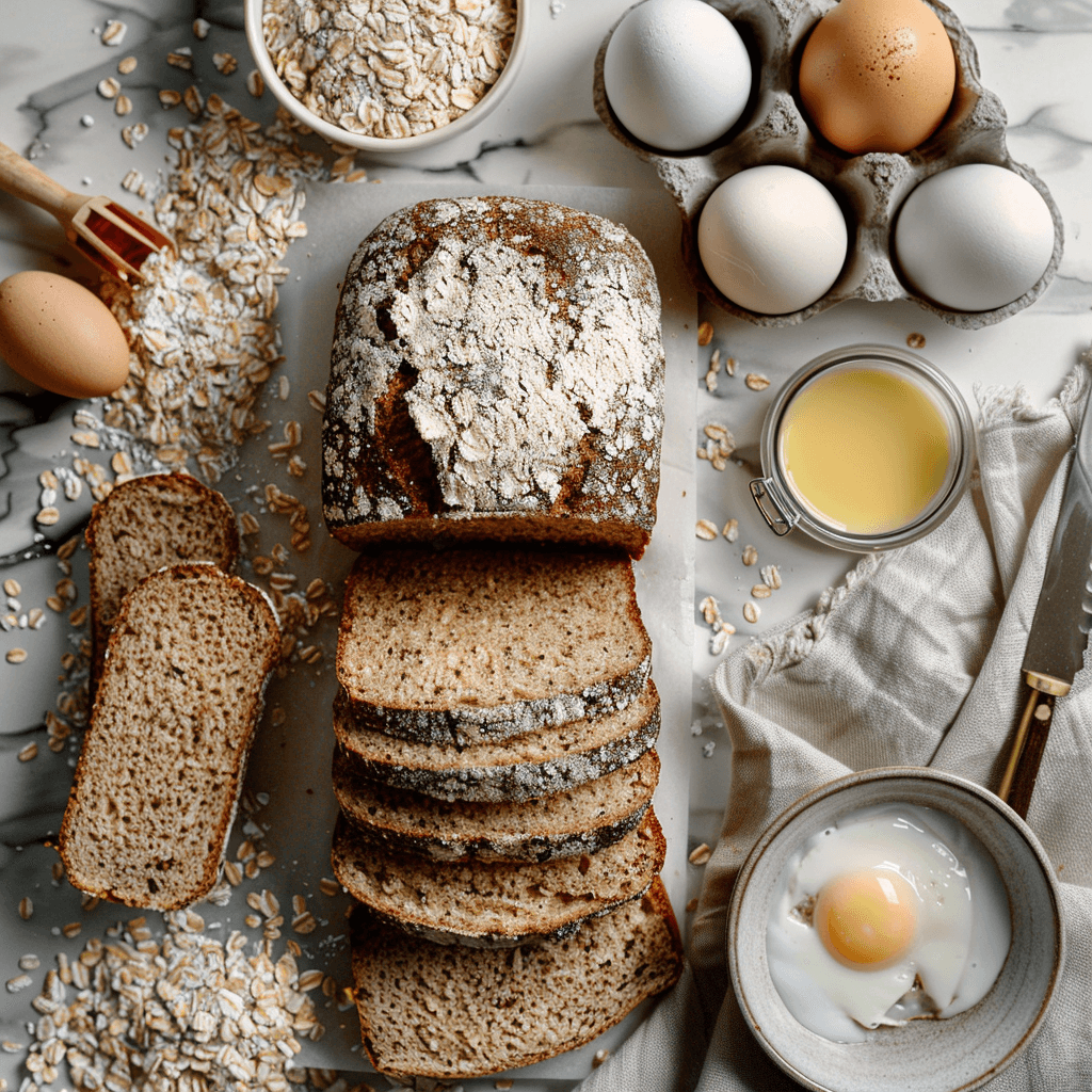 klassiek ogend brood met stevige structuur en lichte kruim