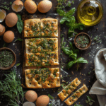 paleo flatbread met mediterrane kruiden zachte goudbruine plak brood