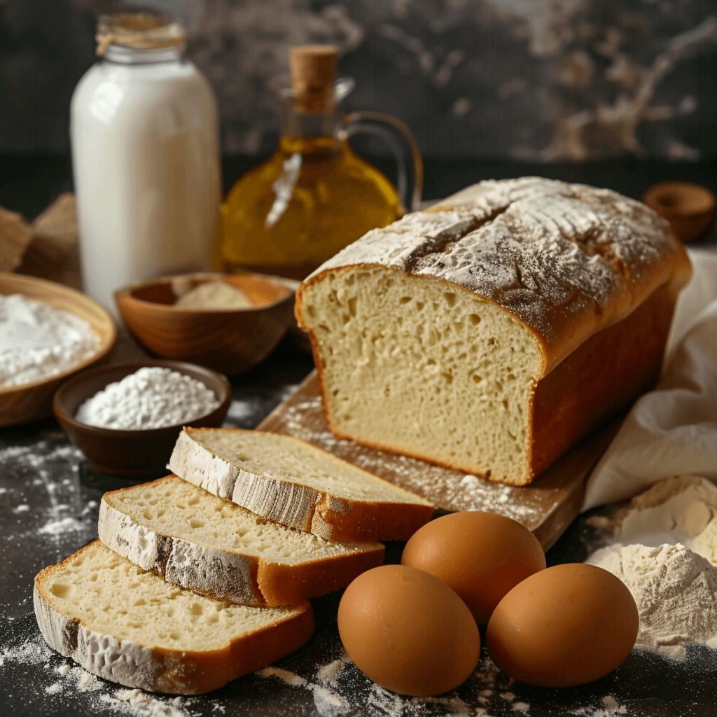 klassiek ogend paleo cassavebrood met stevige structuur en lichte kruim