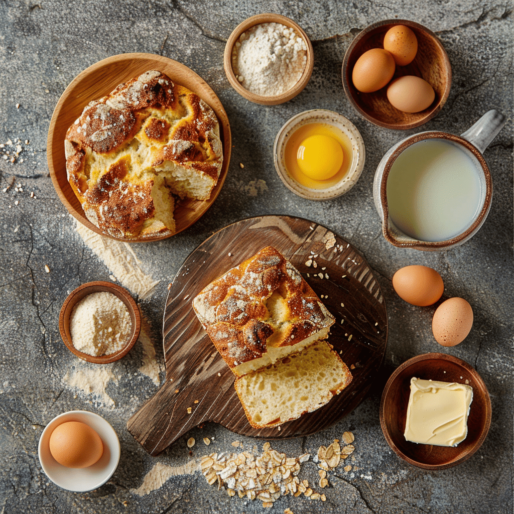 snel bereid broodje in mok, vers gebakken en klaar om te snijden