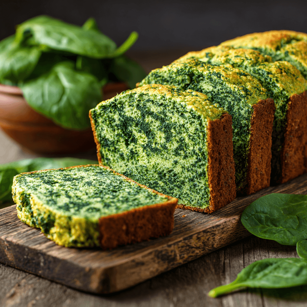 Koolhydraatarm Spinazie Brood
