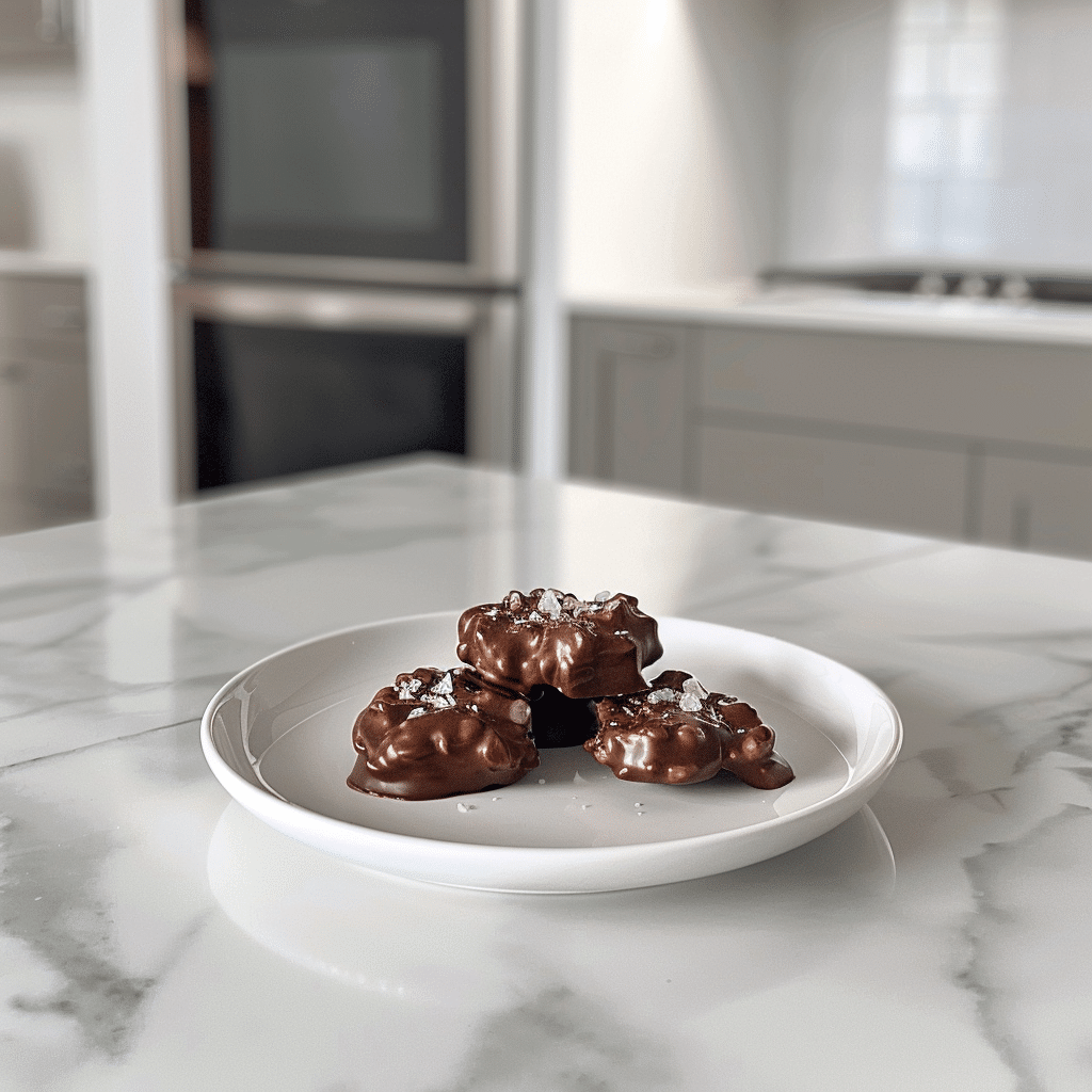 Paleo donkere chocolade amandelclusters