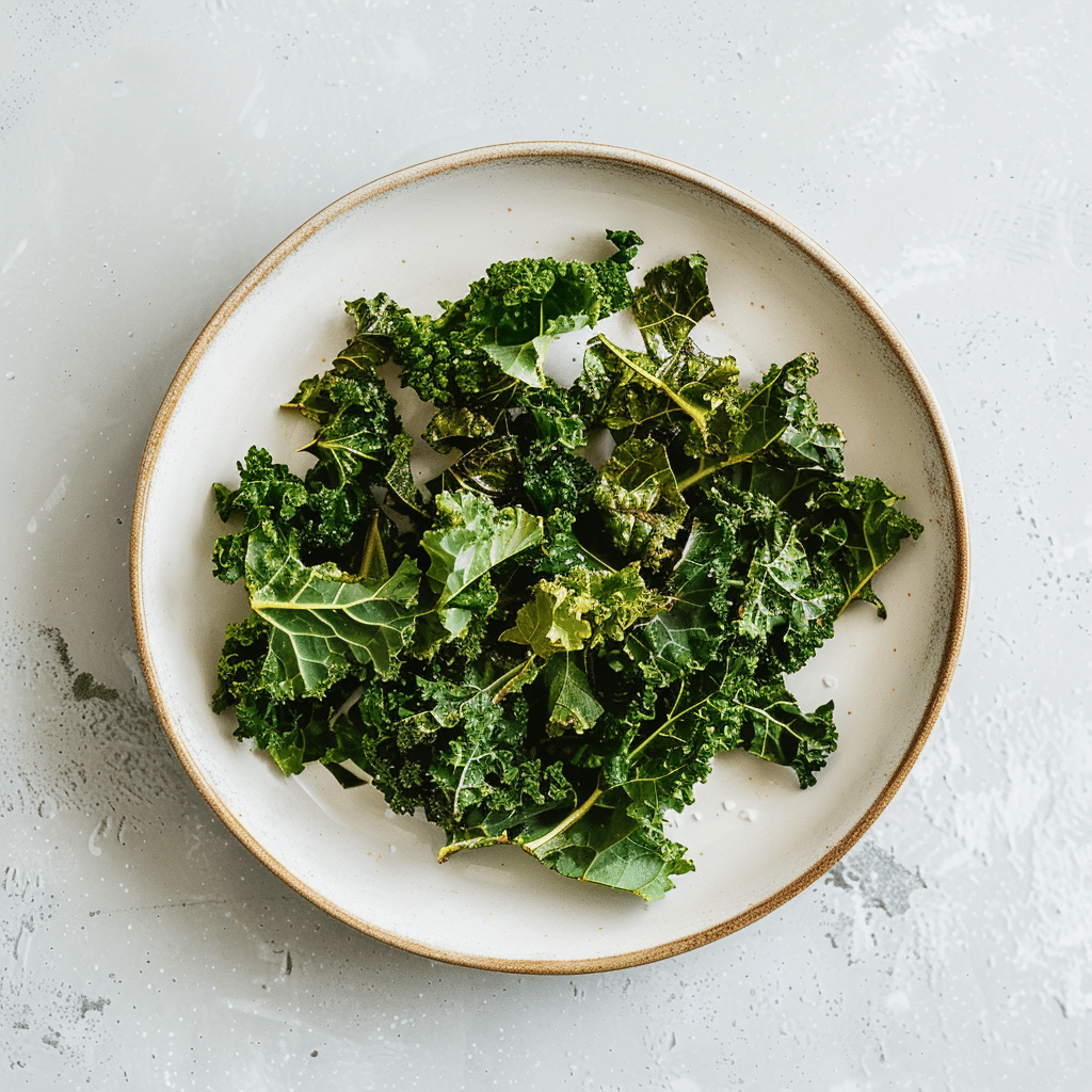 Verse boerenkoolbladeren, klaar om te worden omgetoverd tot knapperige, gezonde Paleo geroosterde boerenkoolchips.