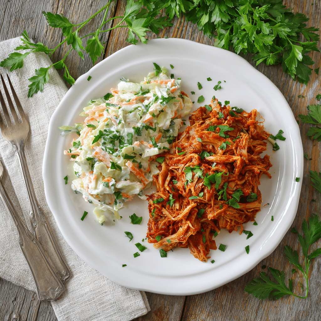 Paleo Pulled Pork met Koolsalade