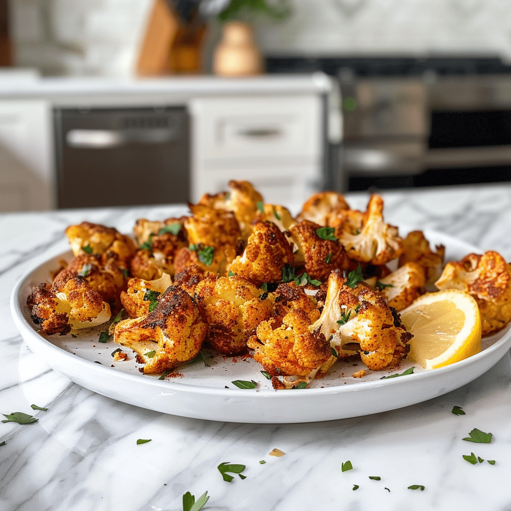 Paleo geroosterde bloemkool hapjes 