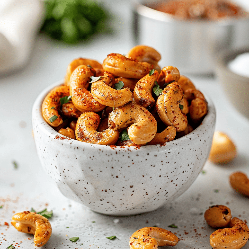 Paleo hartige geroosterde cashewnoten 