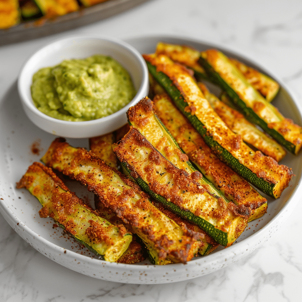 Paleo krokante courgette frietjes uit de oven