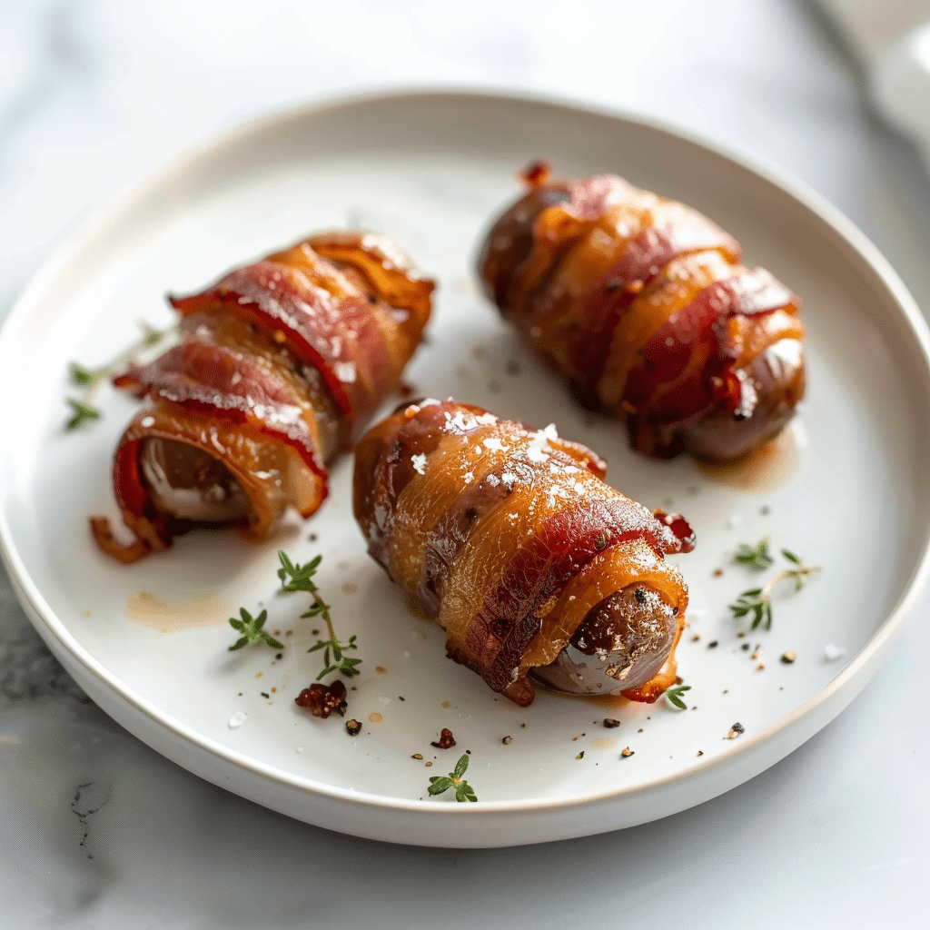 Paleo spek omwikkelde dadels