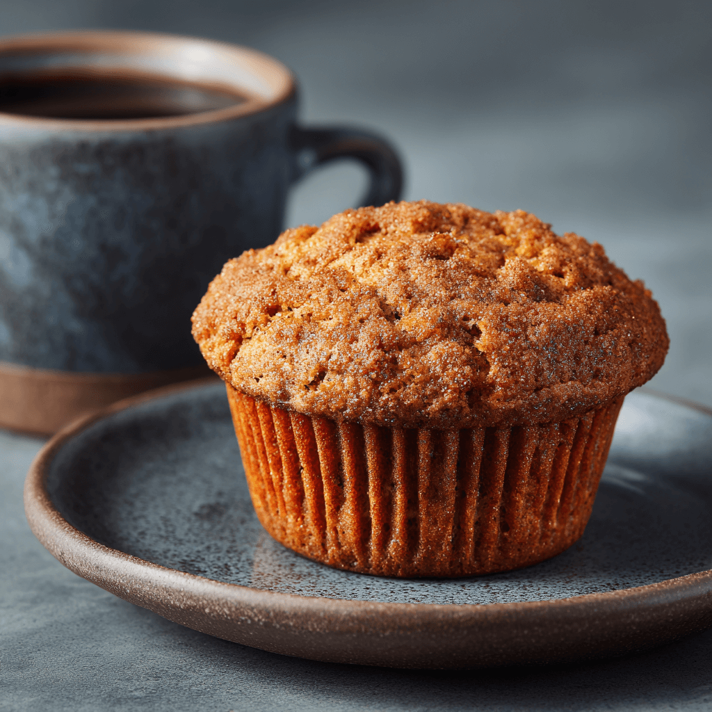 Keto courgette kaneel vegan muffins