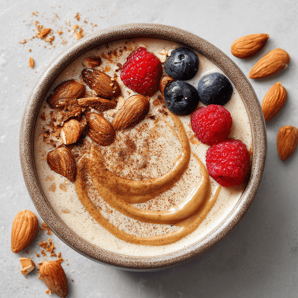 Keto Vegan Kokos Chai Latte bowl