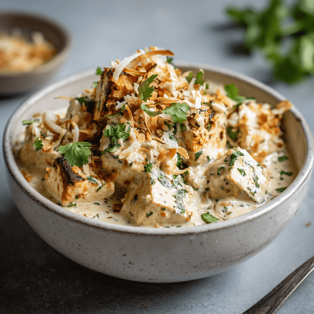 Keto Vegan Tofu met Cashewnoten en Kokos