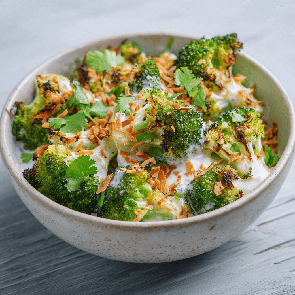 Keto Vegan Kokos Gember Broccoli Traybake