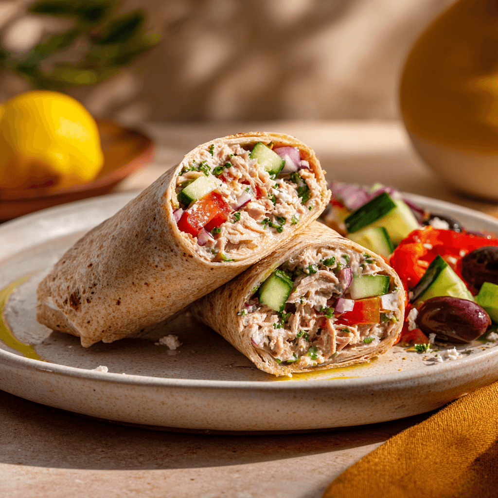 Mediterraanse Tonijnwrap