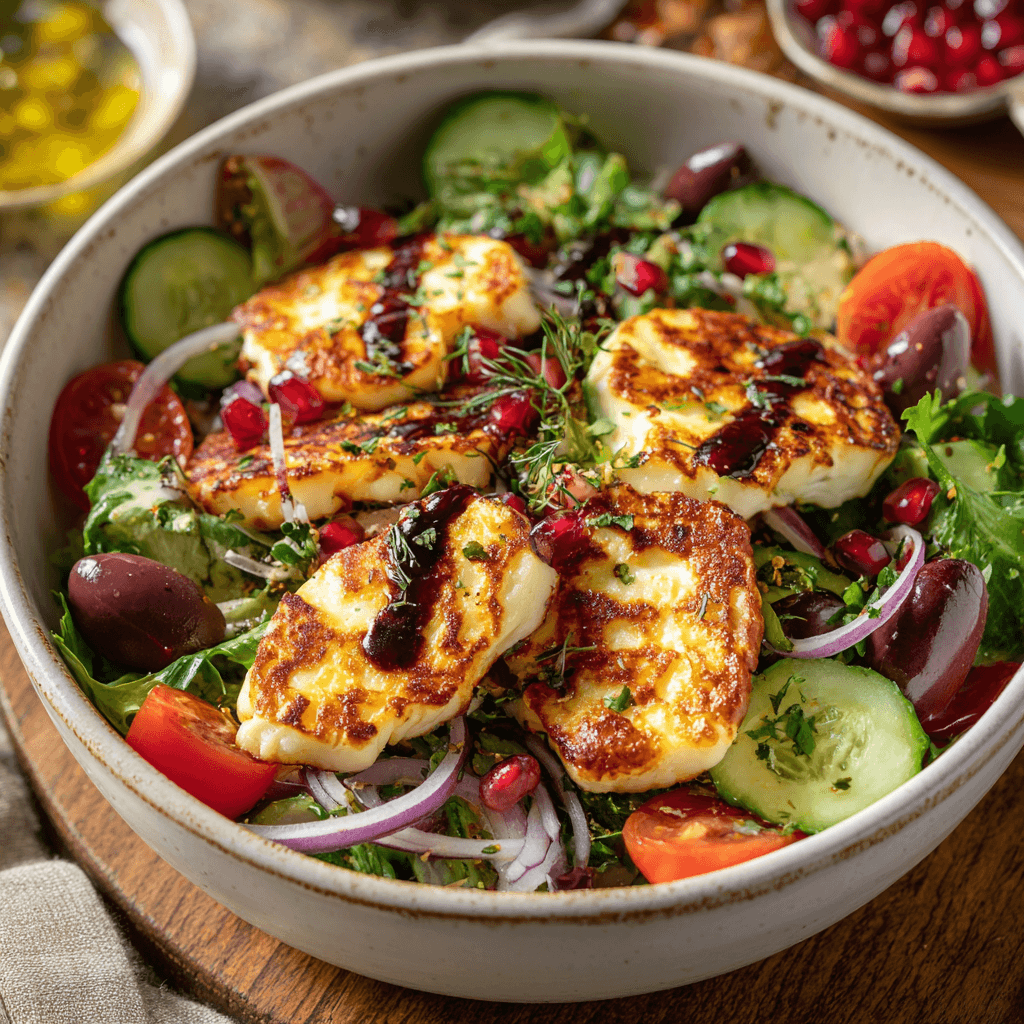 Gegrilde Halloumi Salade
