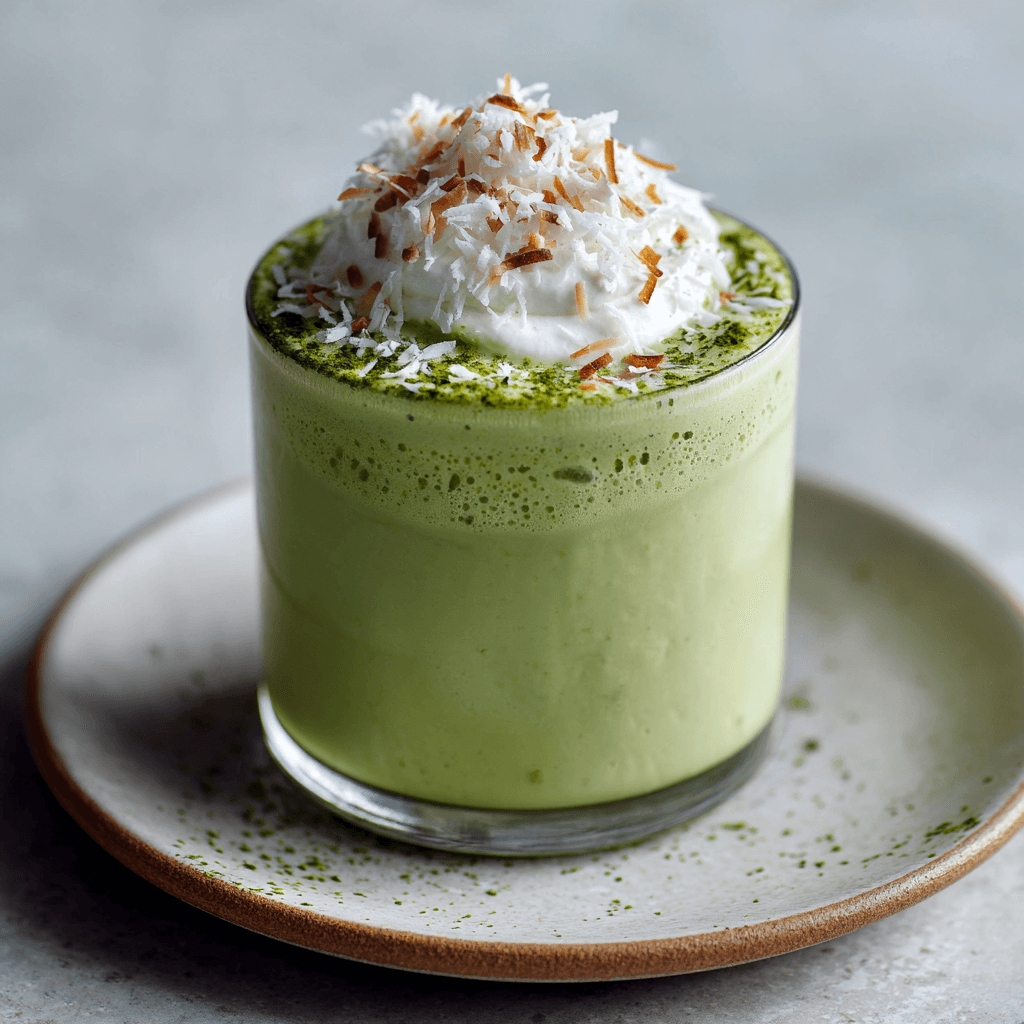 Keto Matcha Kokosshake
