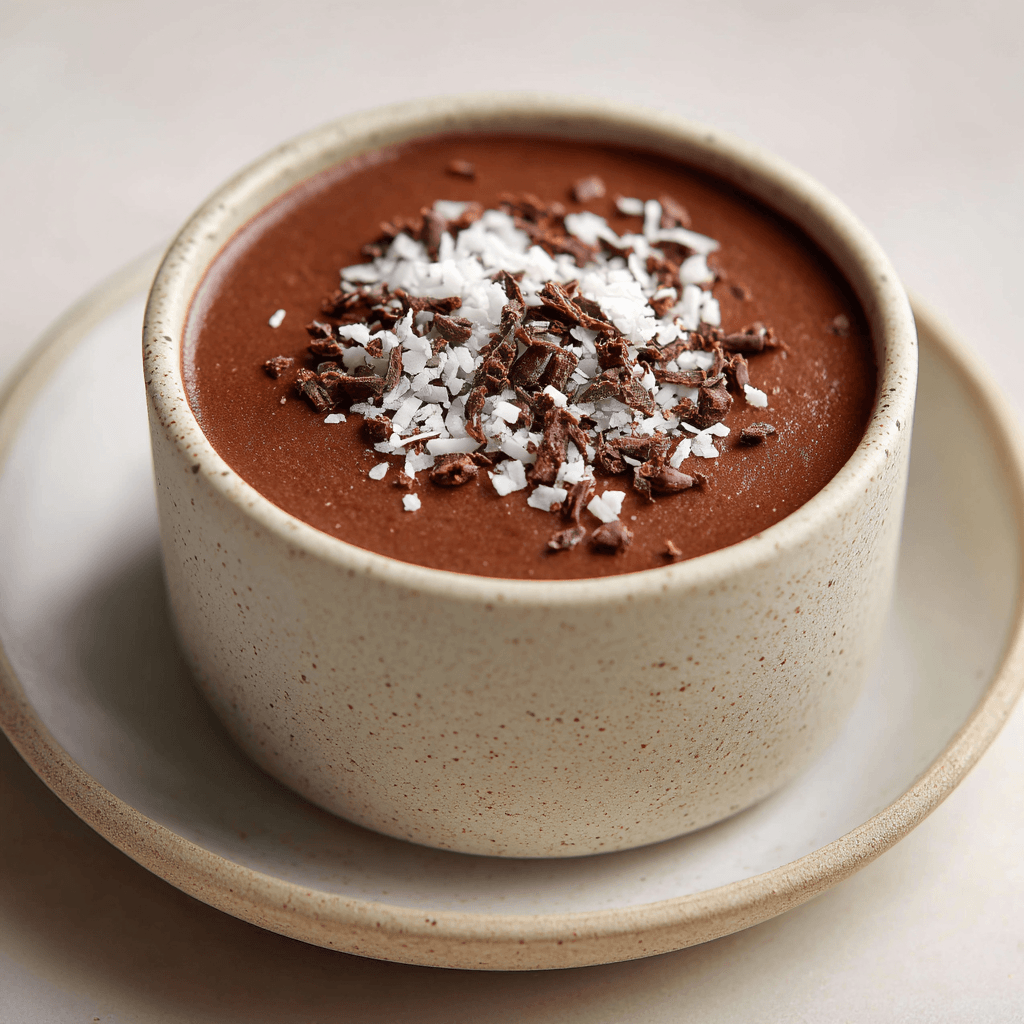 Keto Vegan chocolade kokos fluweel cup