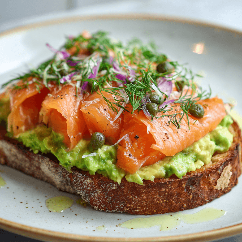 Gerookte Zalm en Avocado Toast