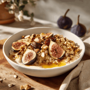 Een stevige Mediterrane Zoete Aardappel en Ei Ontbijtpan, rijk aan kleur, smaak en eiwitten, voor een warm en voedzaam begin van je dag