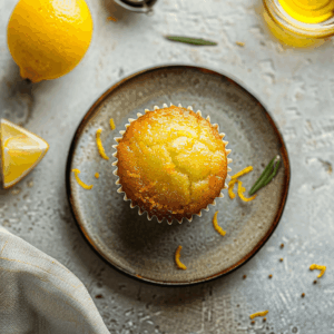 Citrus- en olijfoliemuffins met citrusrasp, honing en olijfolie. Lichte, smeuïge mediterrane muffins, natuurlijk gezoet en vol frisse smaak.