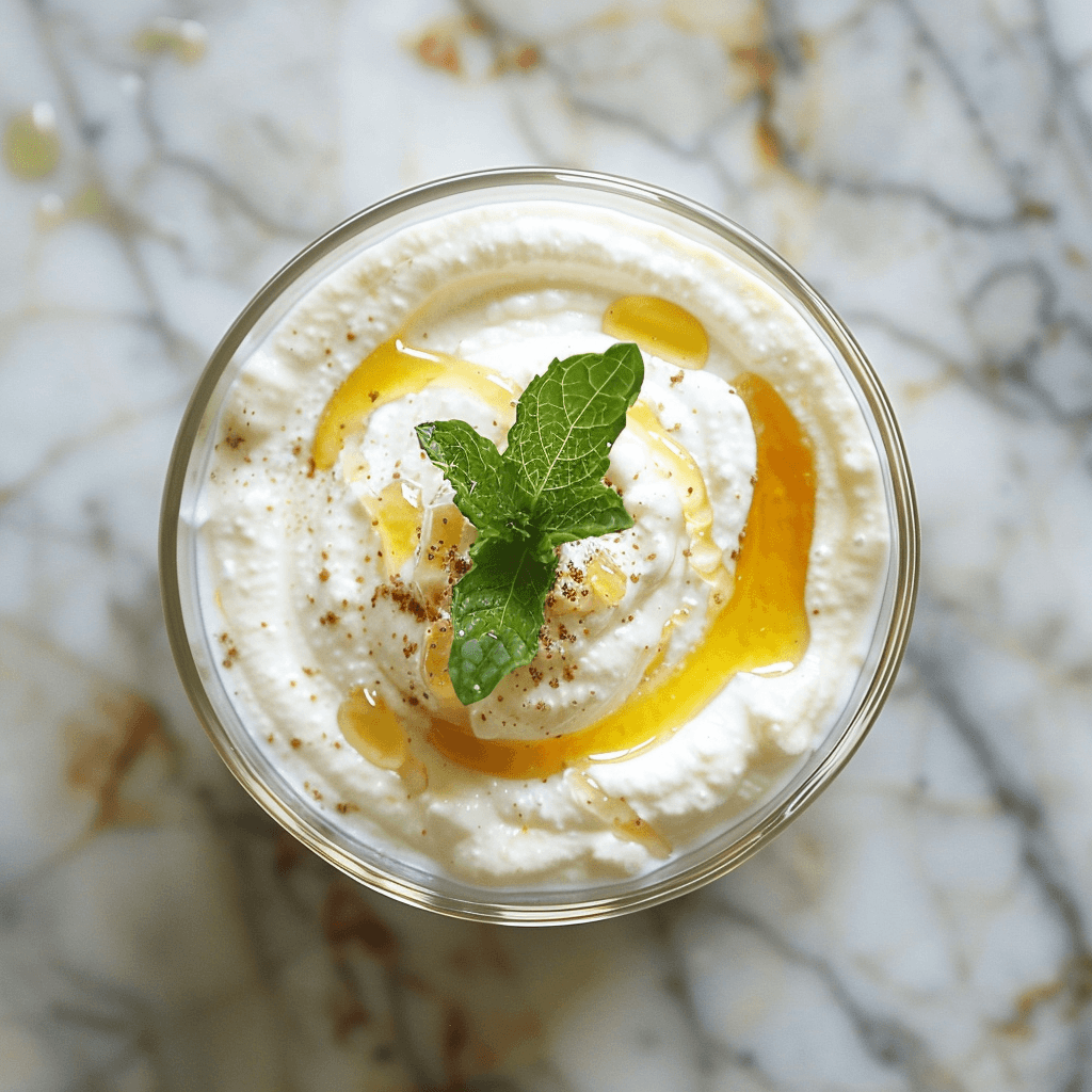 Yoghurt- en honingmousse