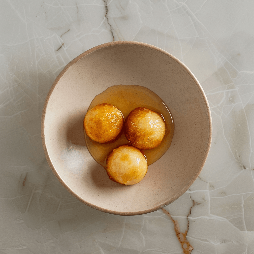 Griekse donuts met honing