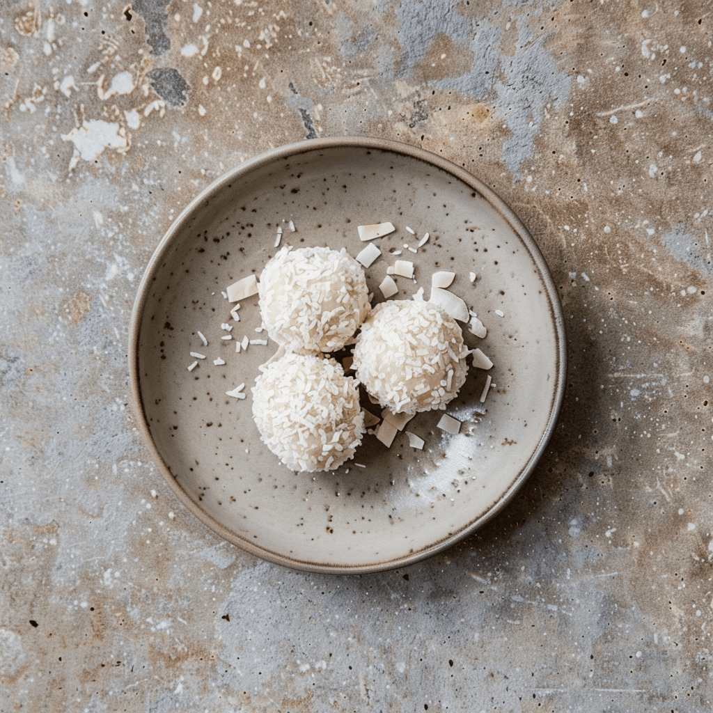 Kokos en amandel bliss balls