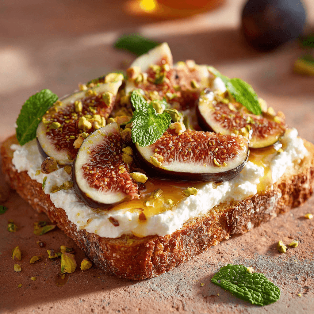 Ricotta Toast met Vijgen en Honing