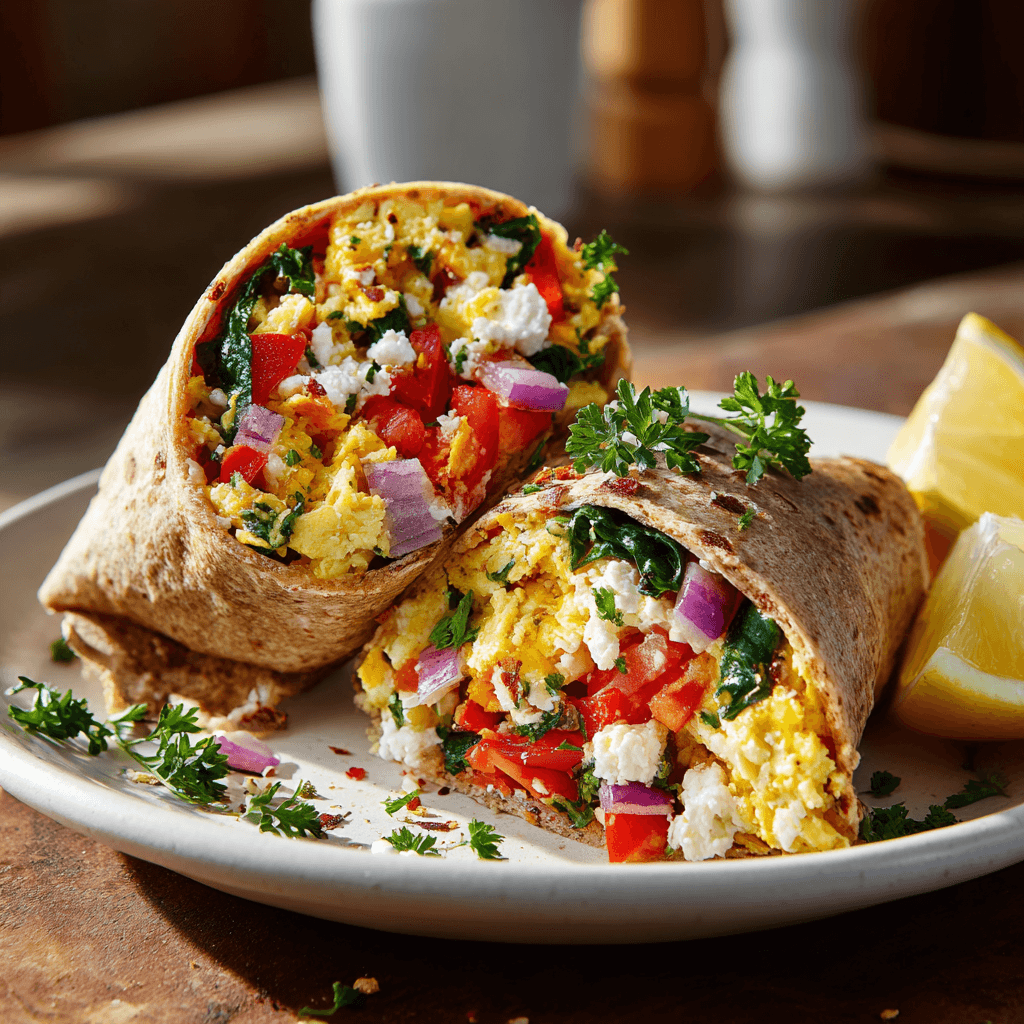 Mediterrane Ontbijtburrito