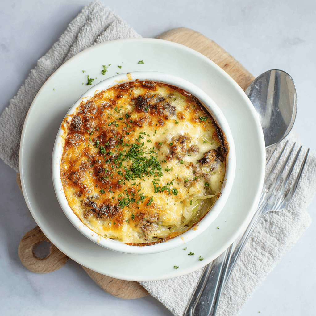 Zuurkool ovenschotel keto stijl uit de airfryer