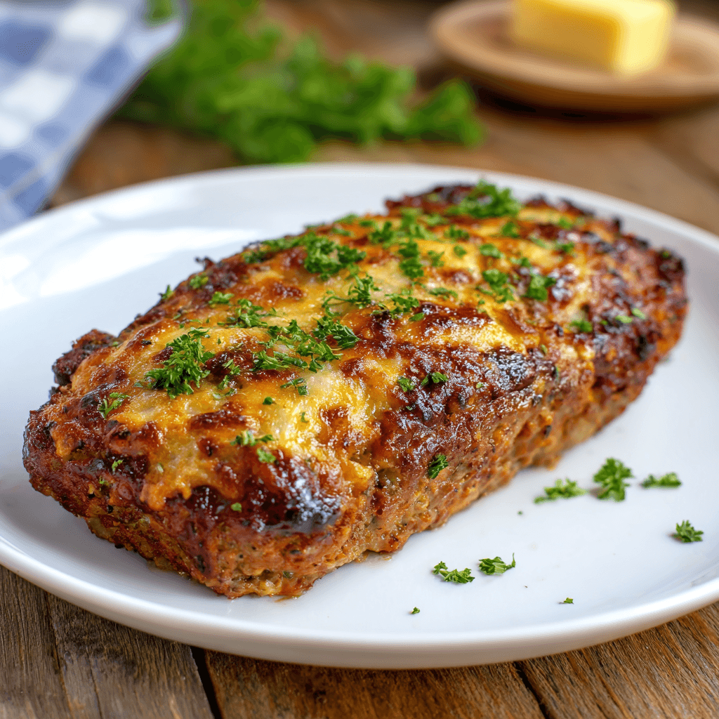 Gehaktbrood met kaas uit de airfryer