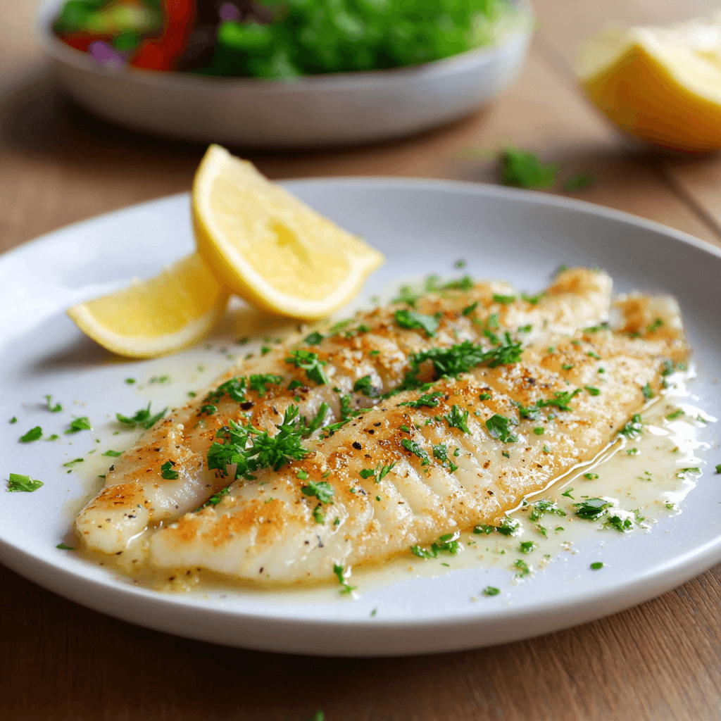 Scholfilet met boter uit de airfryer