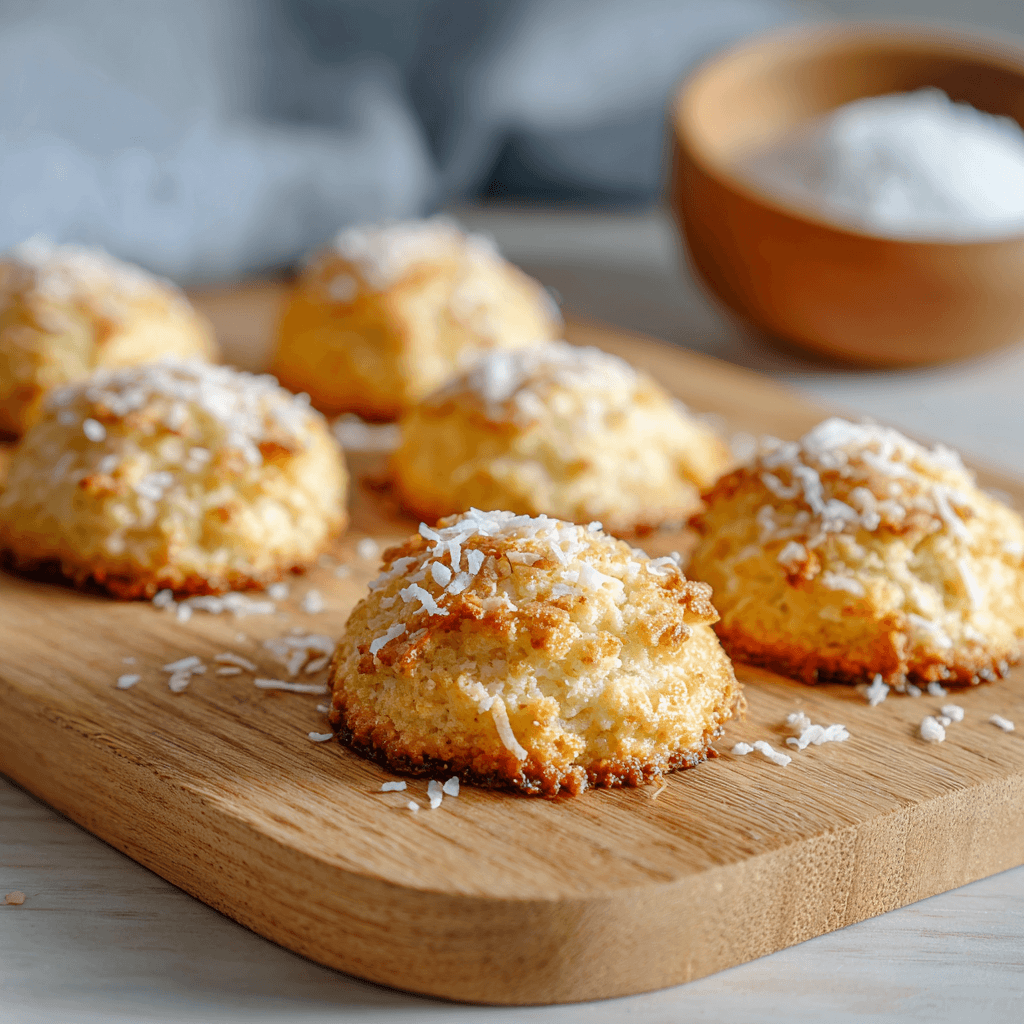 Kokos koekjes uit de airfryer