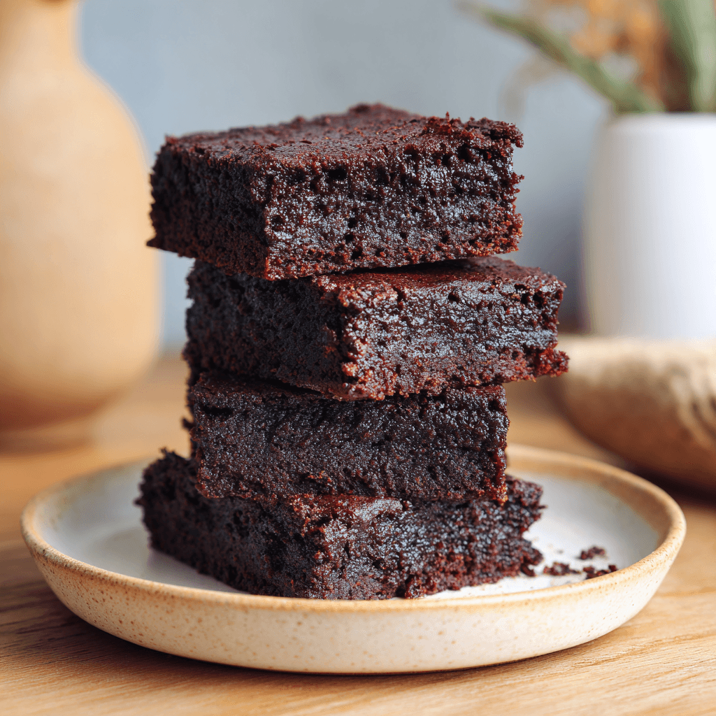 Chocolade fudge blokjes uit de airfryer