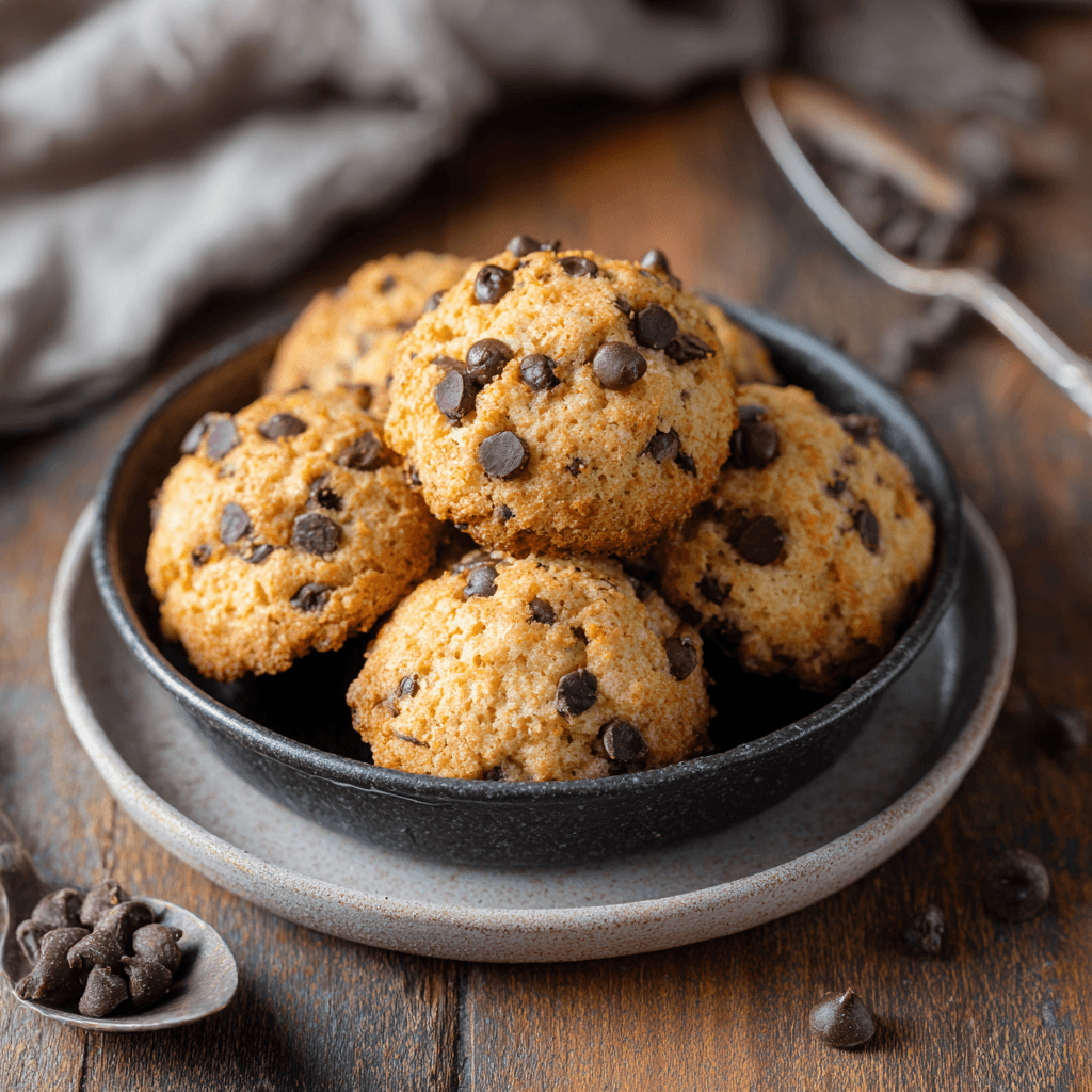 Chocolade chip koekjes uit de airfryer