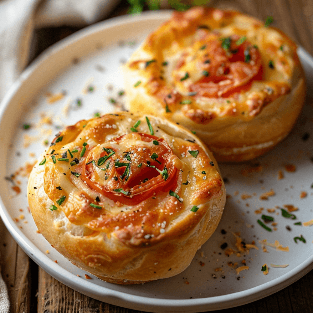 Keto Tomaat-roomkaas broodjes
