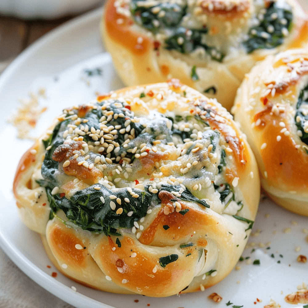 Keto Spinazie-Ricotta Broodjes