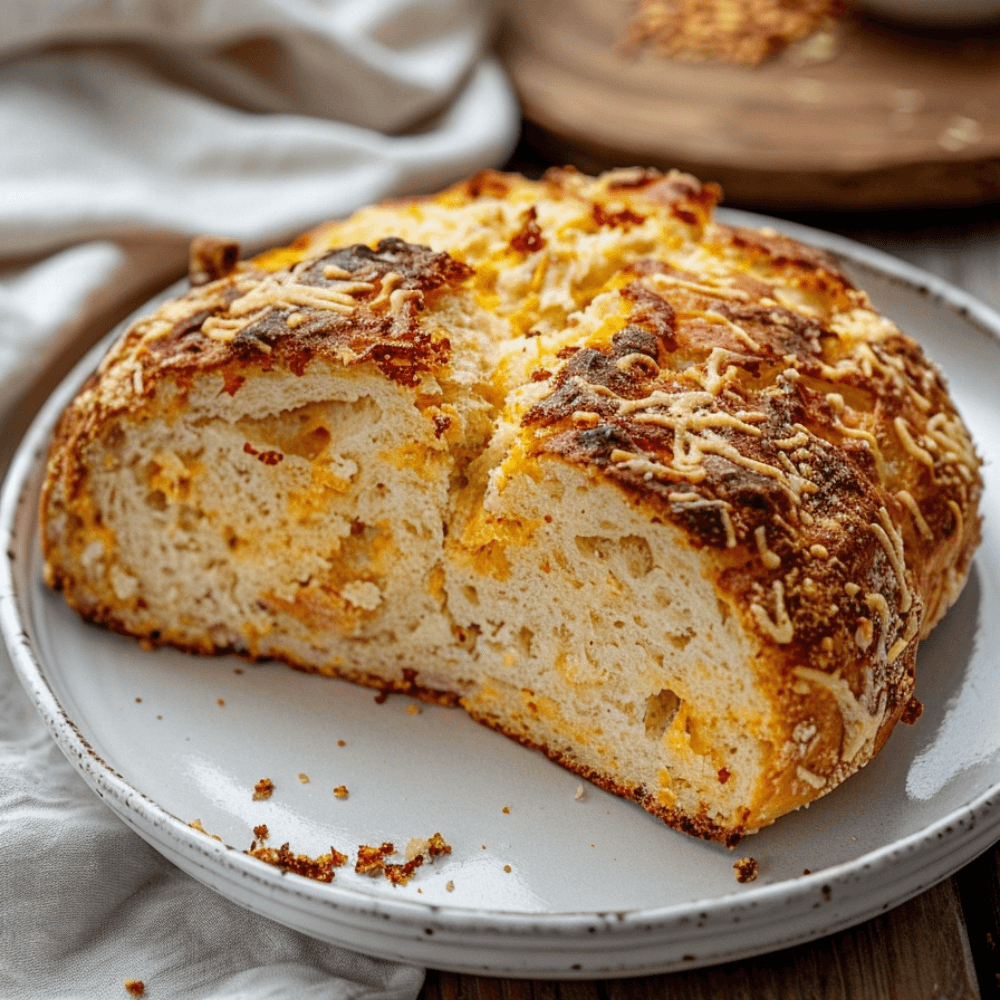 Keto Cheddar-Chorizo Soda Brood