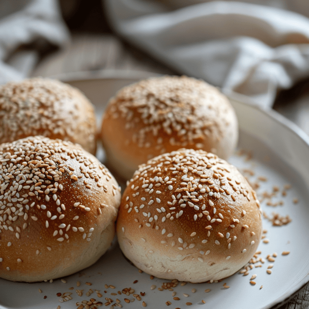 Keto mini sesam bolletjes